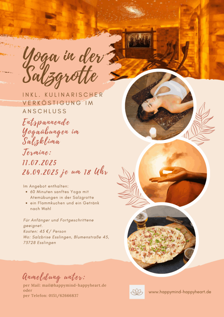 Yoga in der Salzgrotte